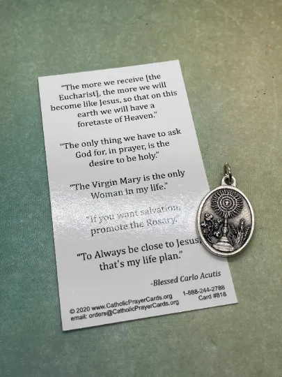 Bl. Carlo Acutis (1991-2006) holy medal