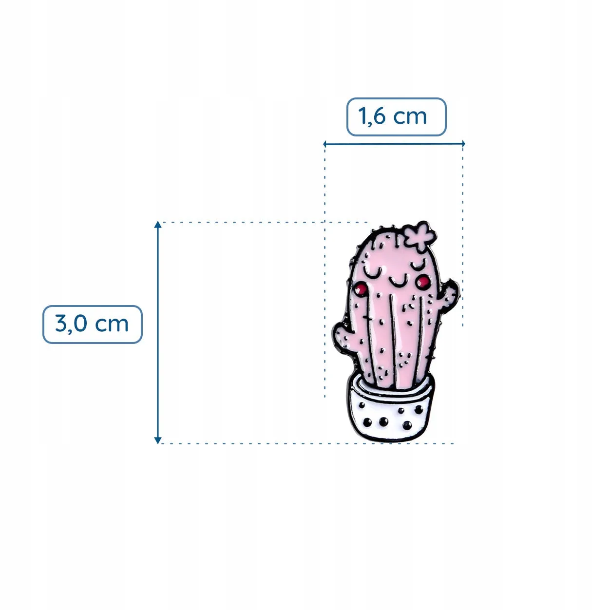 Cactus Marian enamel pin