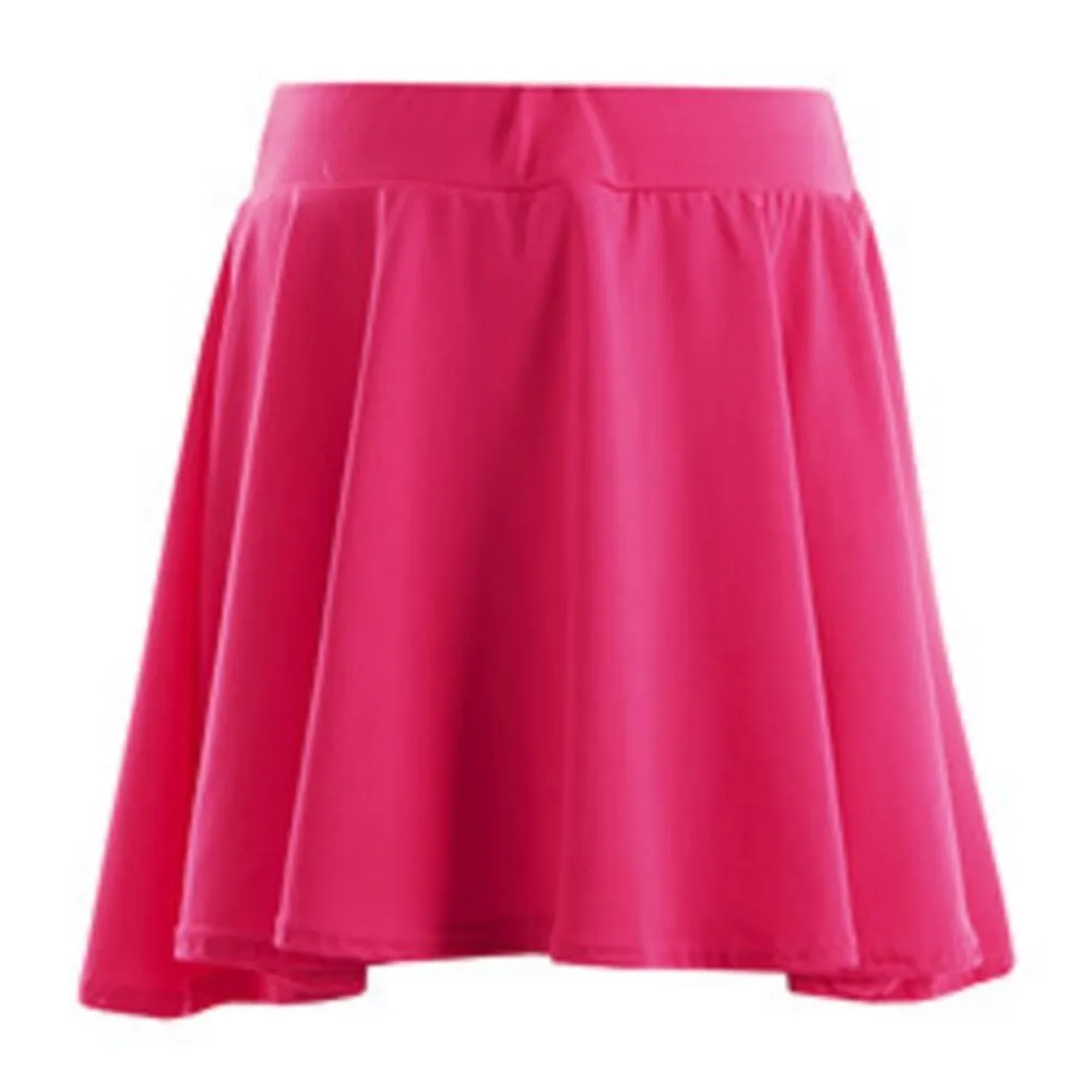 Girls Plain Skater Skirt