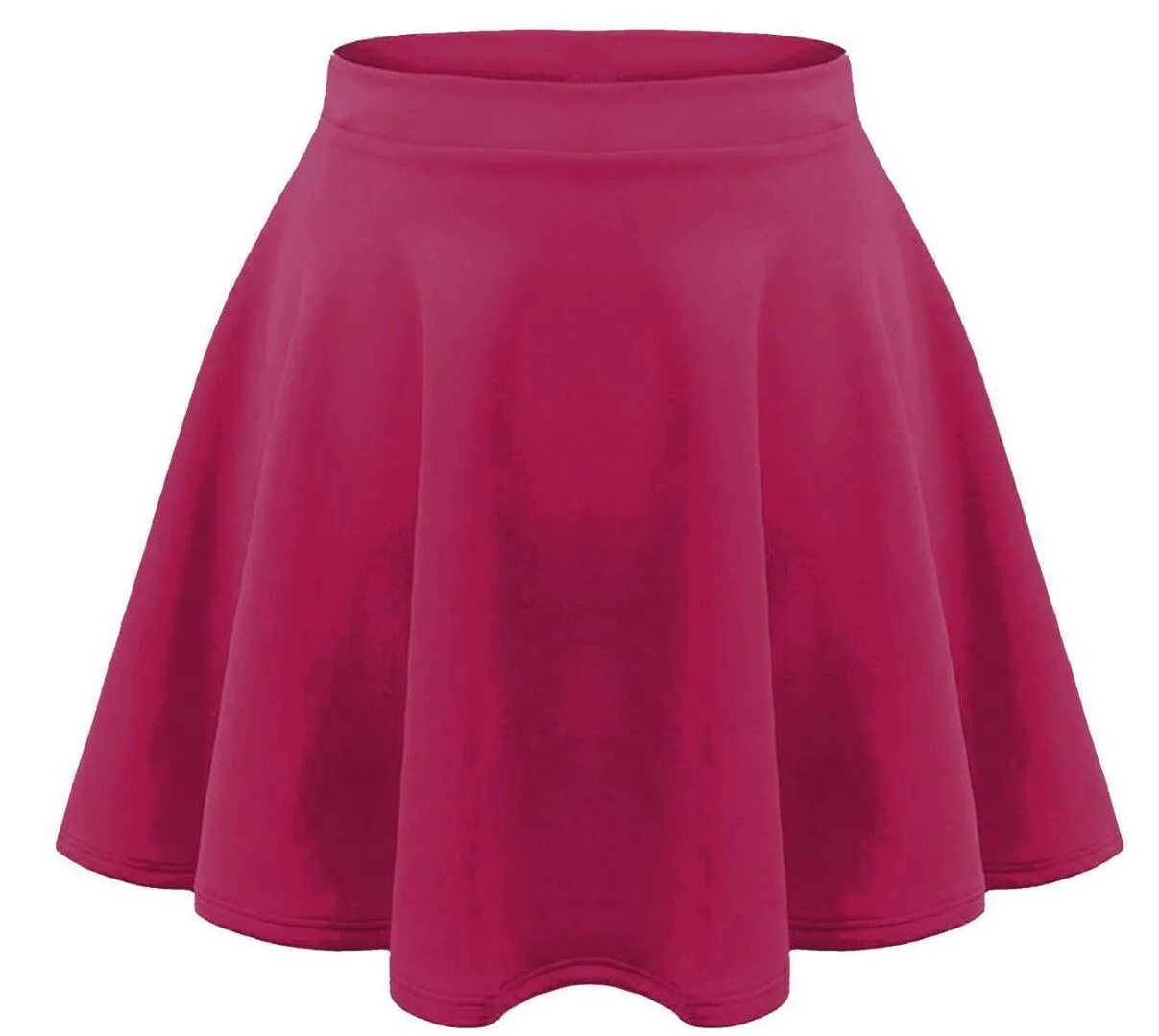 Girls Plain Skater Skirt