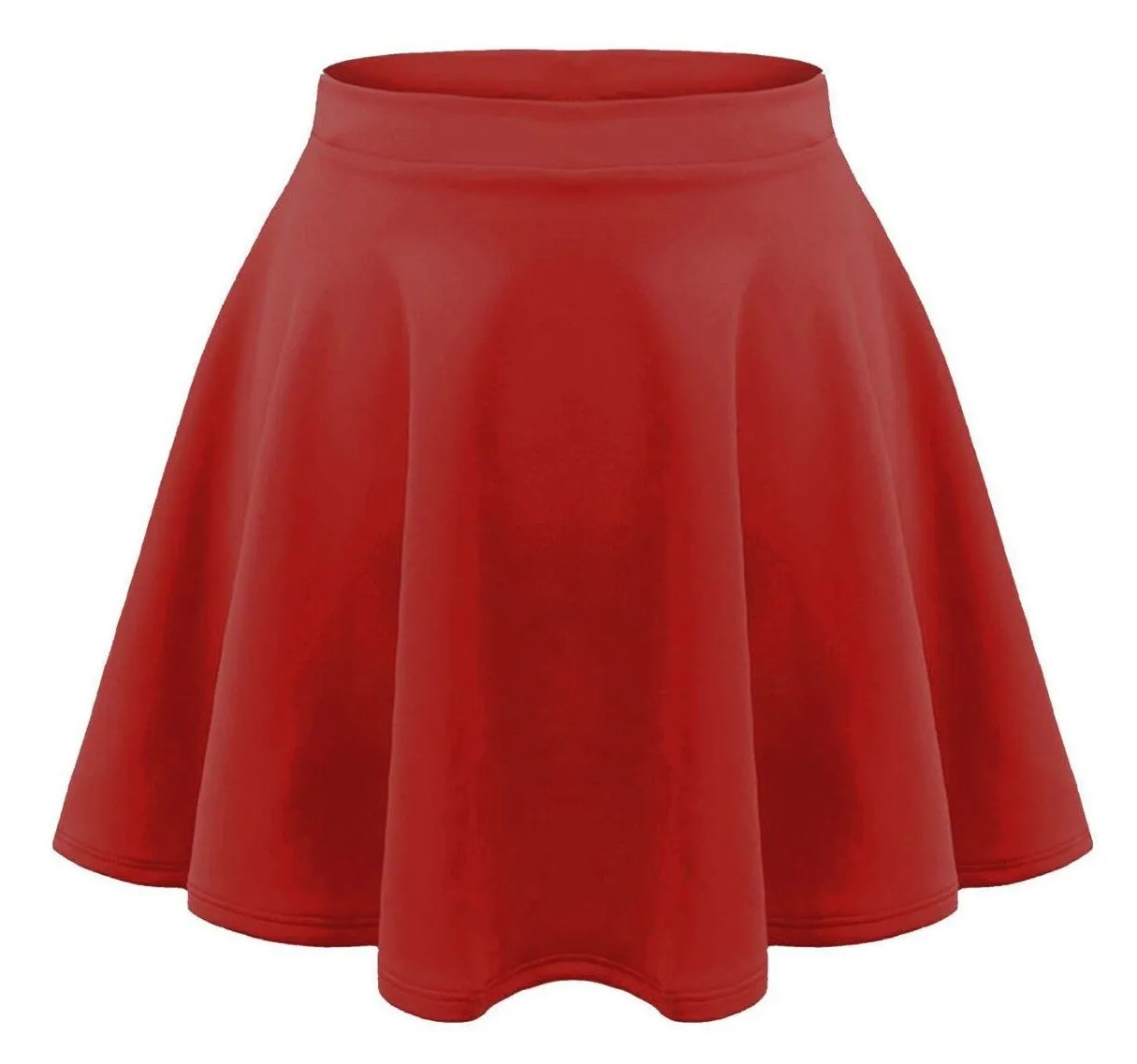 Girls Plain Skater Skirt