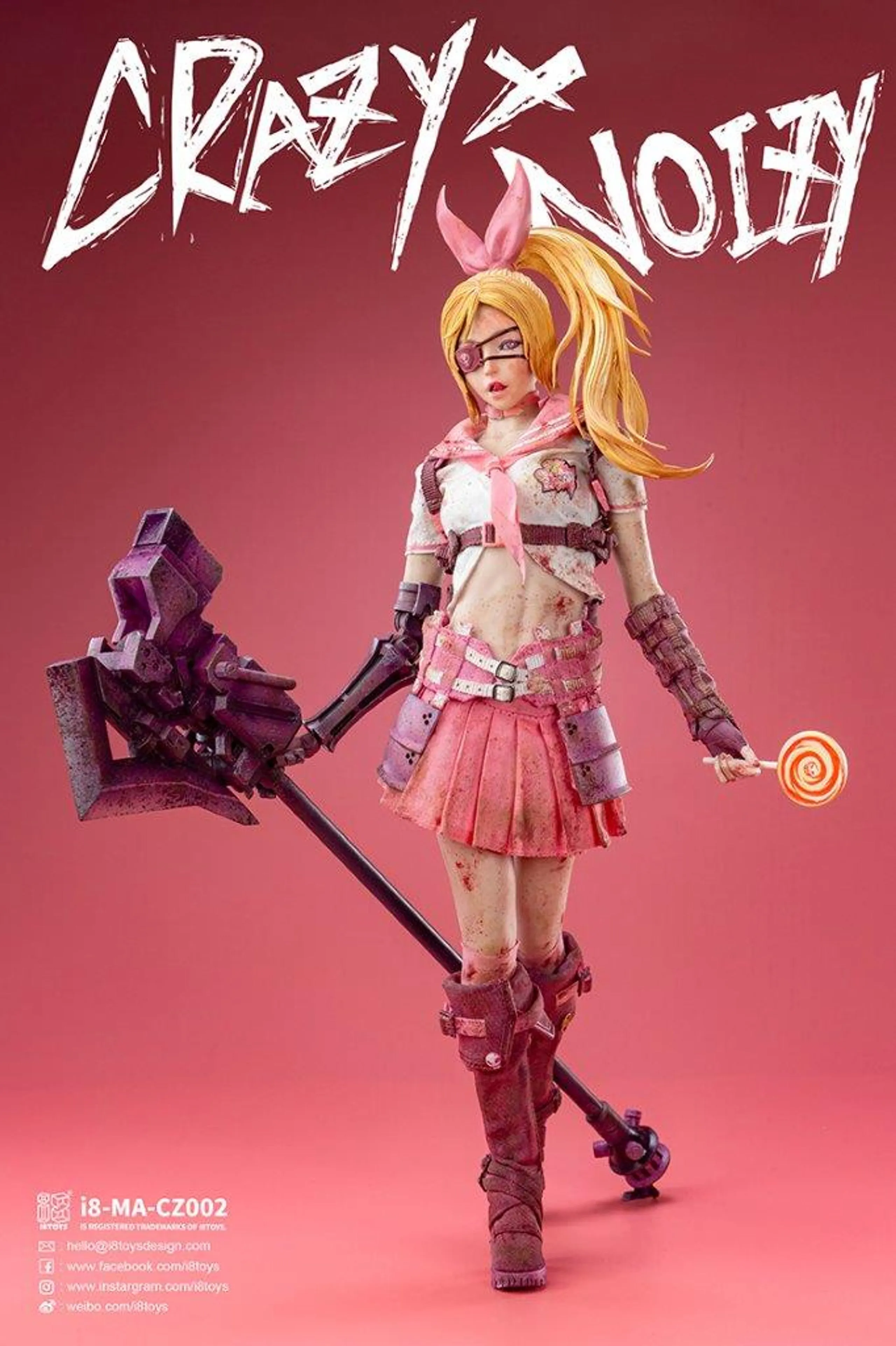 I8TOYS 1/6 Mentality Agency Candy Battle Damaged Figure