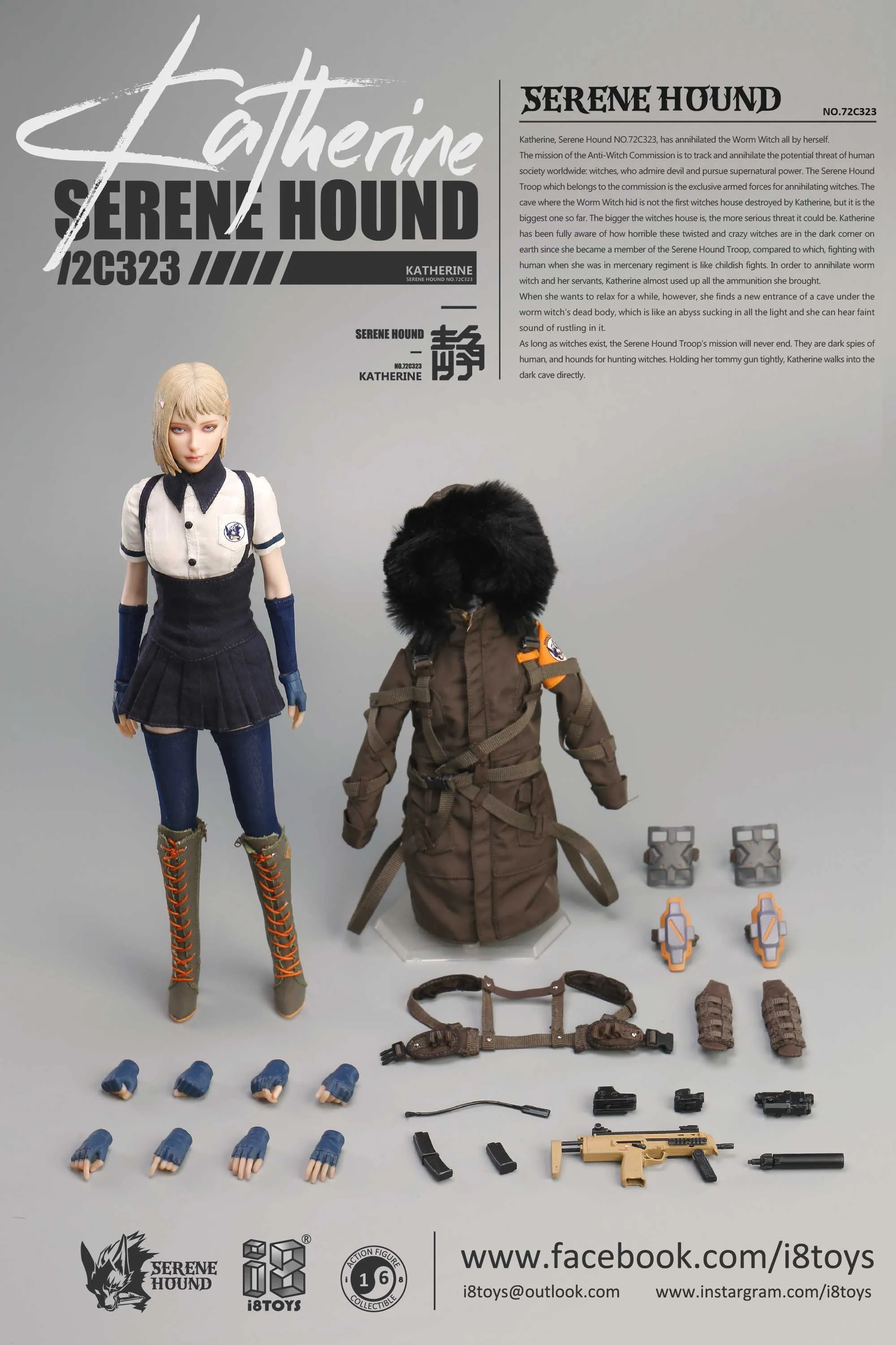 i8TOYS Serene Hound Troop KATHERINE 1/6 Scale