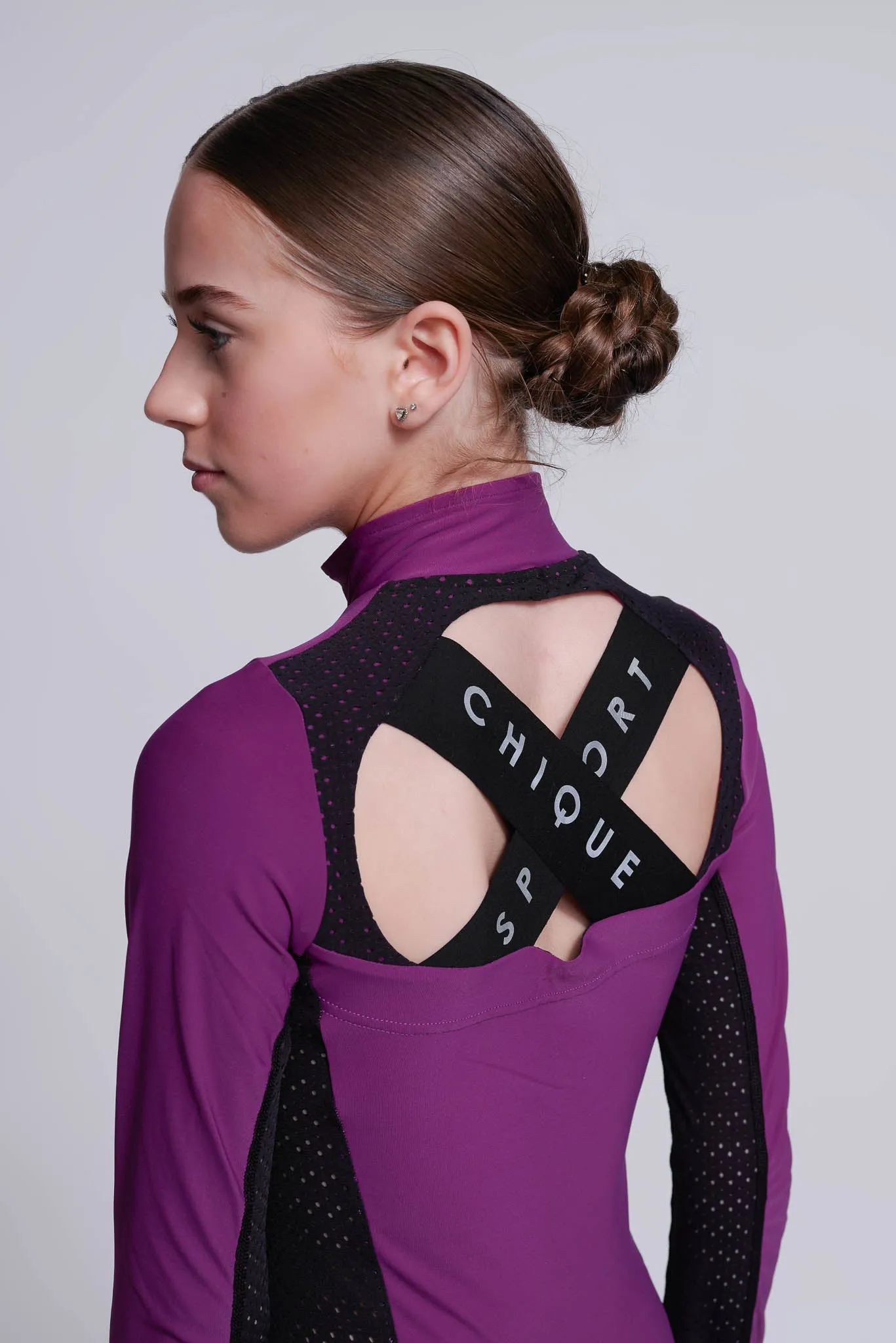 Womens Berry Half-Zip Performance Top - Inspire Collection