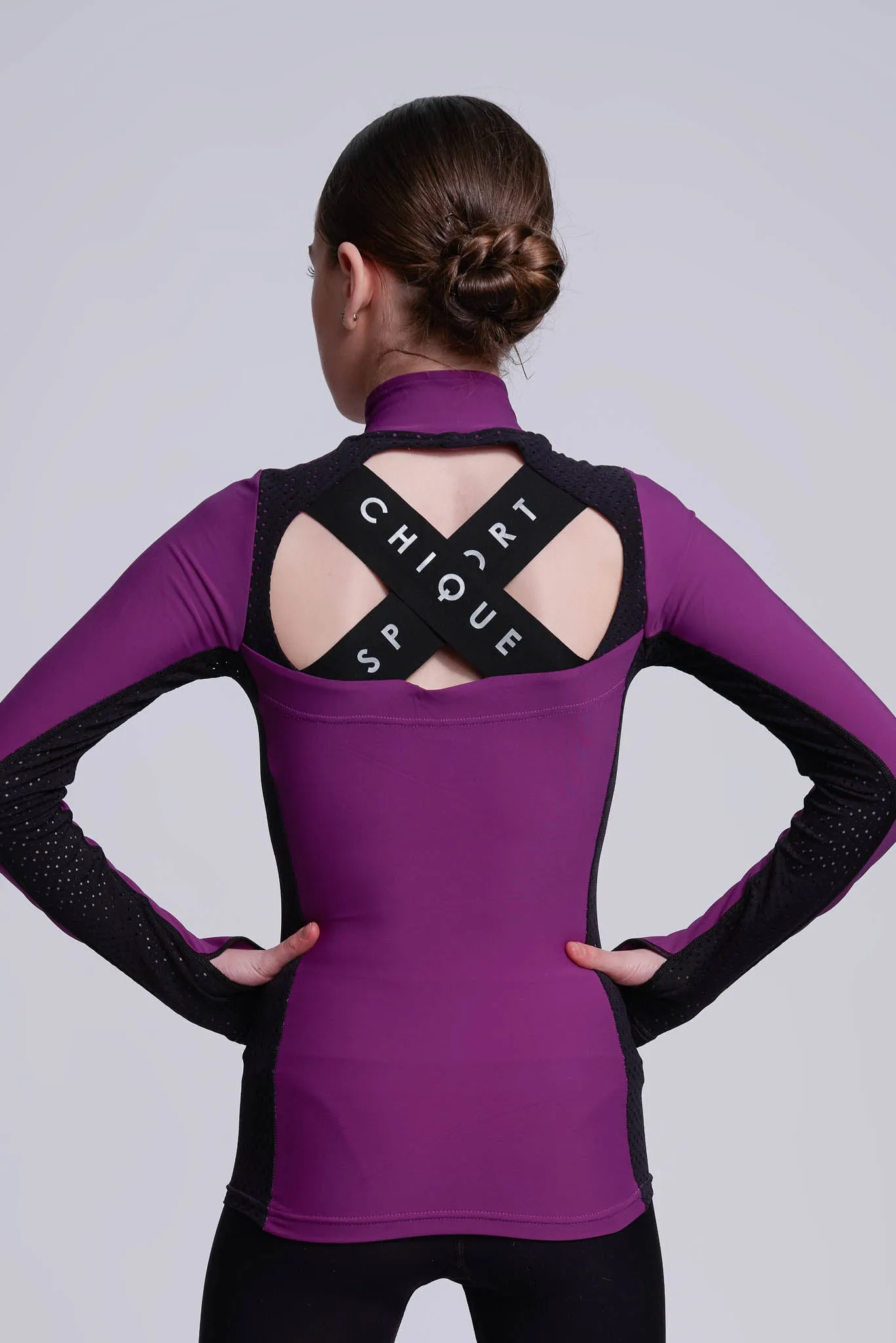 Womens Berry Half-Zip Performance Top - Inspire Collection
