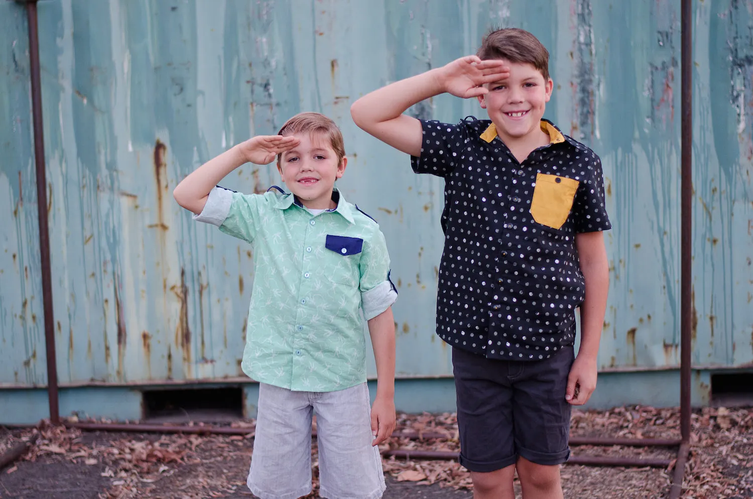 Teens Troop Shirt Sewing Pattern