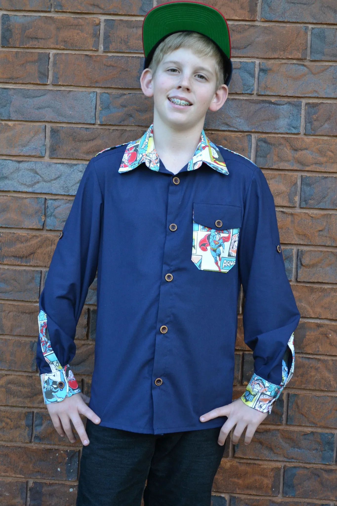 Teens Troop Shirt Sewing Pattern